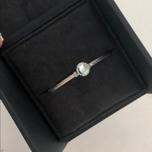 David Yurman Chatelaine Bracelet Blue Topaz